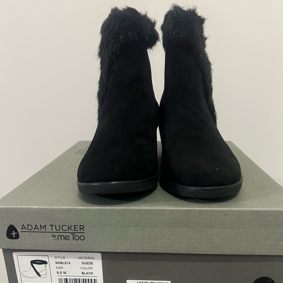 Adam Tucker By Me Too Noble14 Black Bootie 9.5 - Picture 4 of 4
